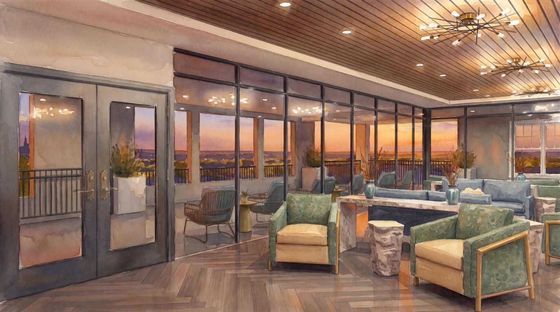 Franciscan Village Clubroom rendering