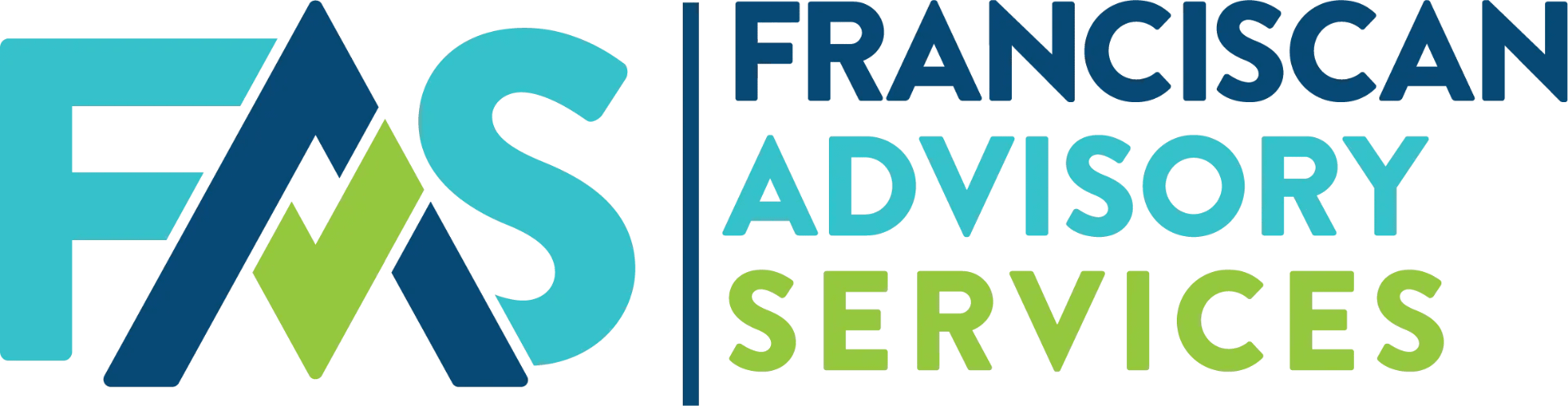 FAS Financial Advisory Services logo in blue and green