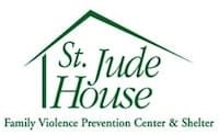 St. Jude House logo with green roofline