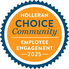 Holleran Choice Community Employee Engagement 2025 badge
