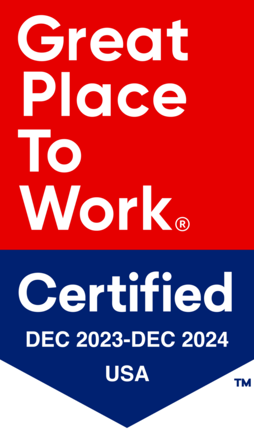 Great Place to Work Certified 2023-2024 badge