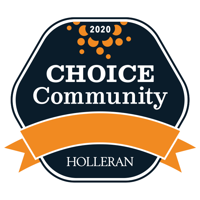 2020 Choice Community Holleran badge logo