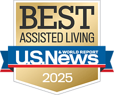 Best Assisted Living U.S. News 2025 badge