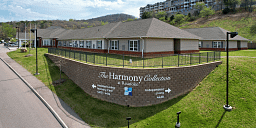 Harmony Collection senior living community building exterior