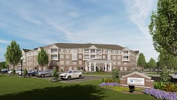 Harmony at Laurel senior living community exterior