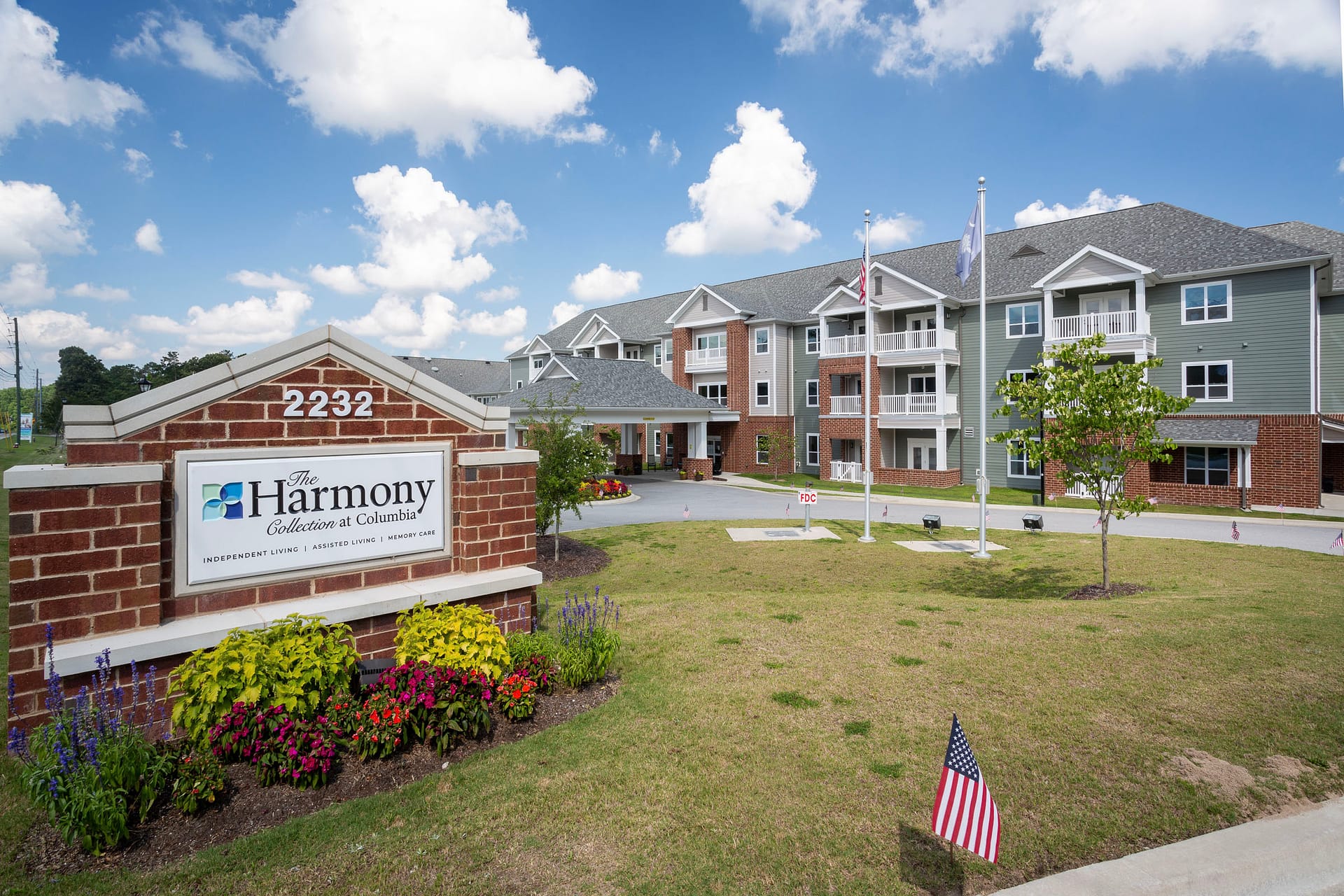 The Harmony Collection senior living community exterior