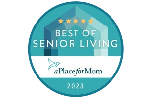 Best of Senior Living 2023 badge